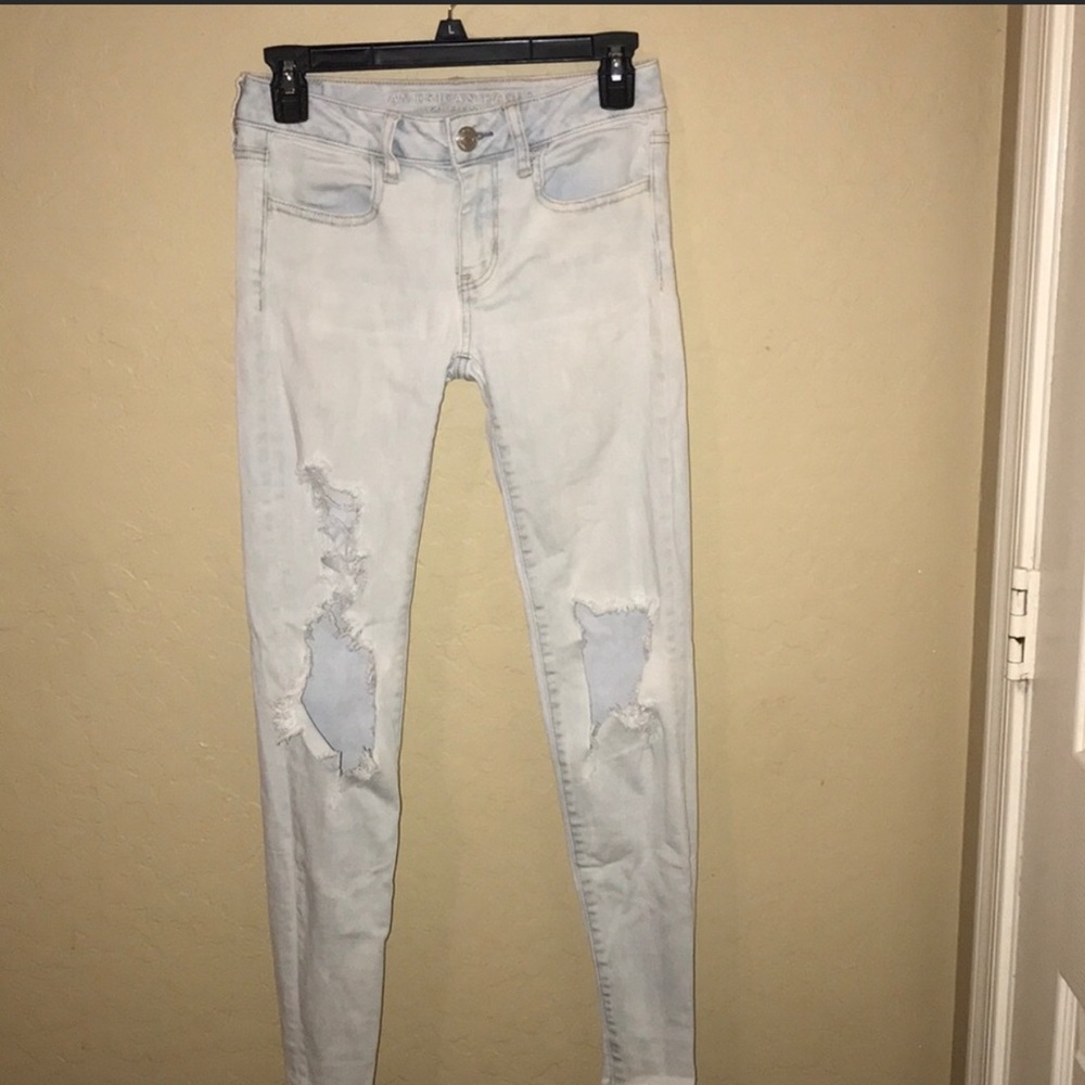 American Eagle ripped jeans